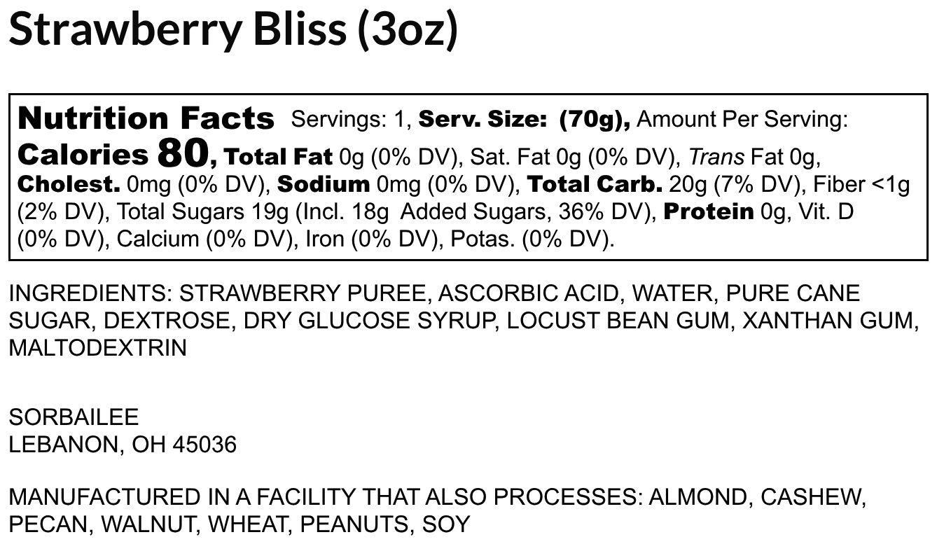 Strawberry Bliss - Sorbailee - Taxley